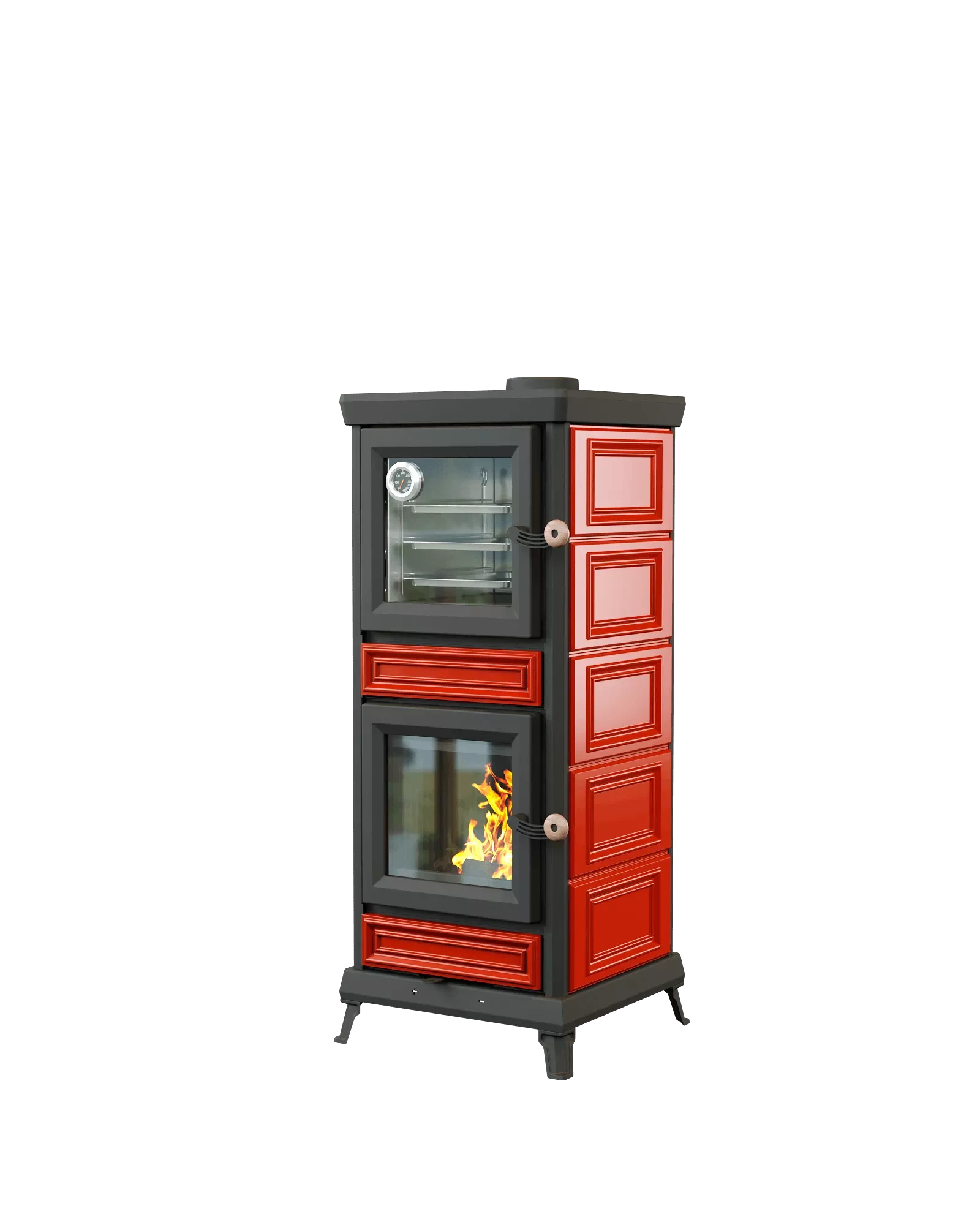 Печь-камин Astov Майолика с духовкой