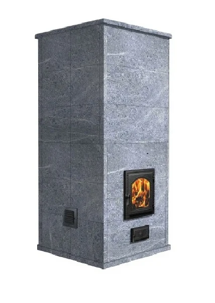 Средняя Печь SAMPO с топкой из Шамотных Блоков для Бани по-Серому до 25 куб.м.