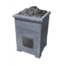 Малая Печь SAMPO с Каменной топкой для Бани по-Черному