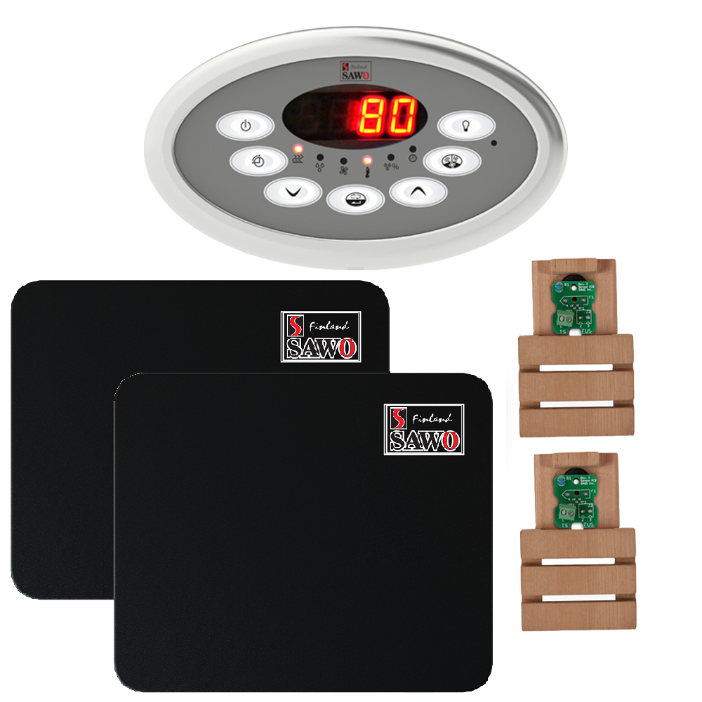 SAWO КОМПЛЕКТ УПРАВЛЕНИЯ INNOVA CLASSIC S COMBI ДО 30 КВТ, ЧЕРНЫЙ