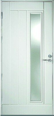 Входная дверь ТЕРМО Каски (Thermo KASKI Финляндия) УОЛ12 белая