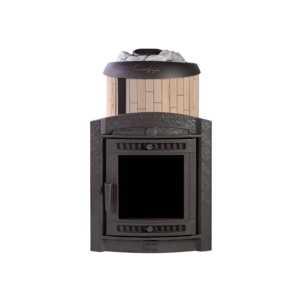 Печь банная «Атмосфера L» в ламелях