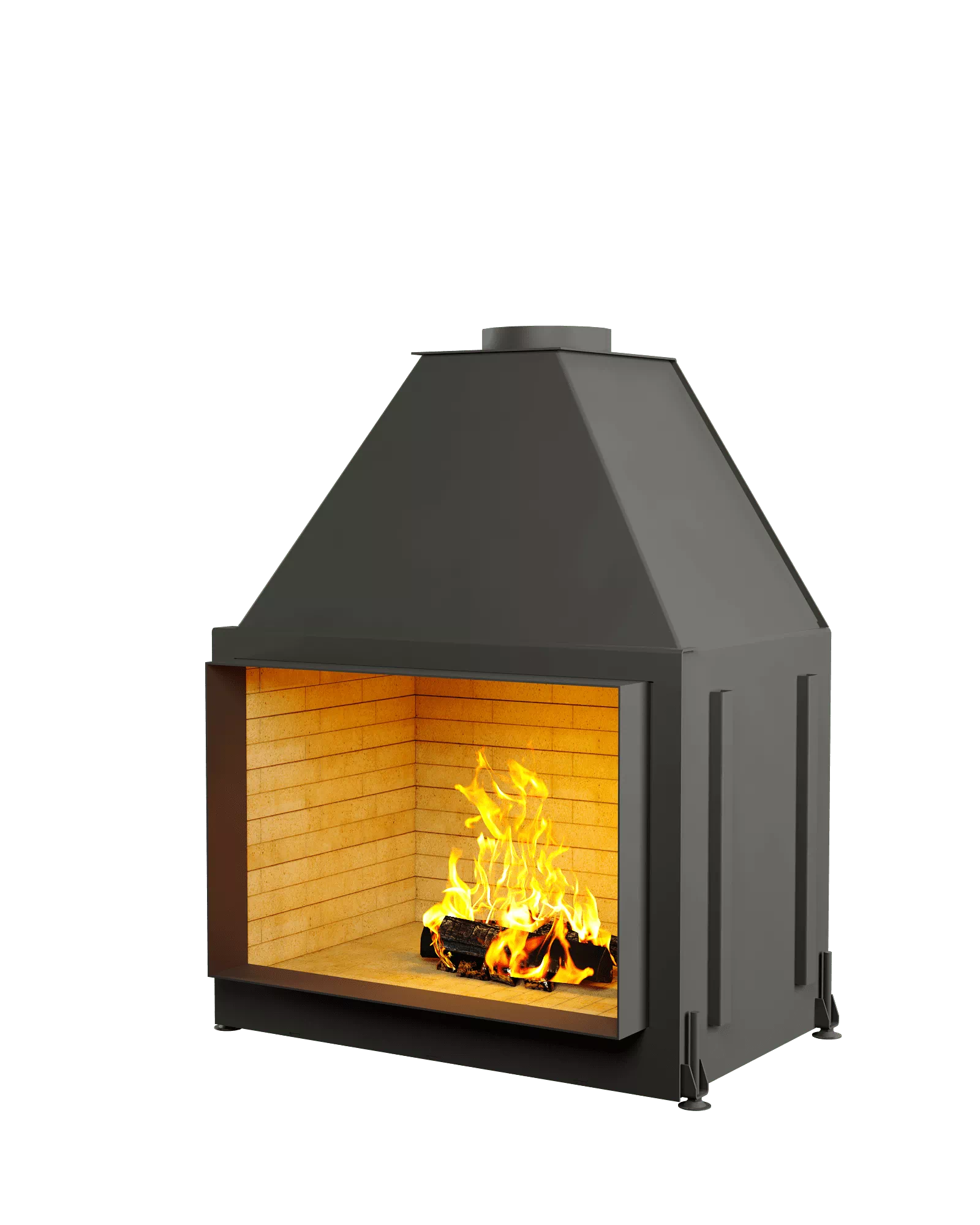 ОТКРЫТАЯ КАМИННАЯ ТОПКА АСТОВ ОПС 900 У
